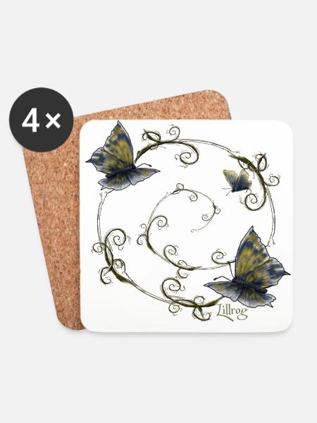 Feel the Energy - Coasters (set of 4) - white