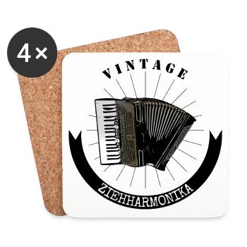 Accordion - Coasters (set of 4) - white - Front