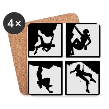 Climbing - Untersetzer (4er-Set) - Weiß - Vorne