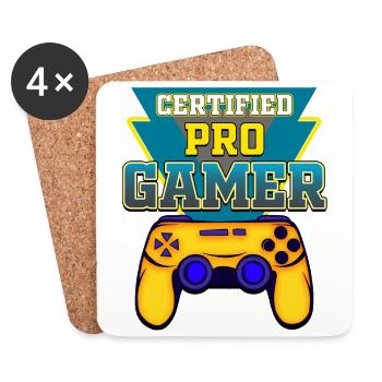 GAMER - Coasters (set of 4) - white - Front