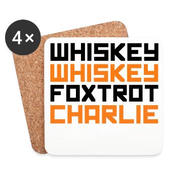 Wolves - Coasters (set of 4) - white - Front
