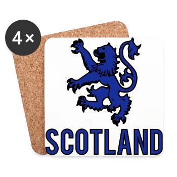 scotland_001 - Coasters (set of 4) - white - Front