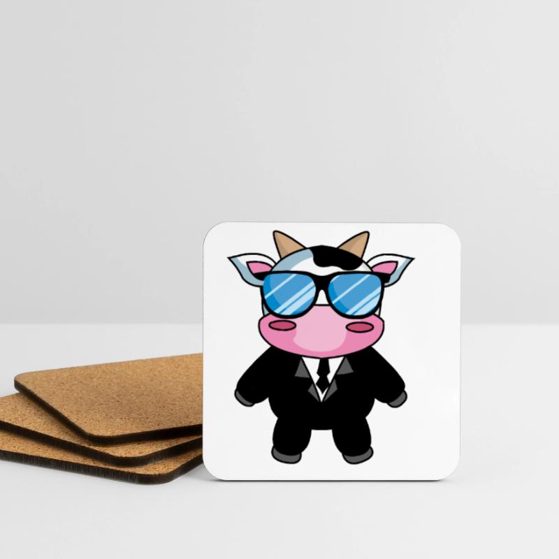 Security oder eher SeKUHrity? Untersetzer (4er-Set)