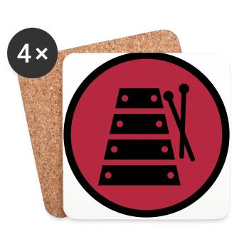 Xylophone - Xylophon - Music - Musik - Musique - Coasters (set of 4) - white - Front