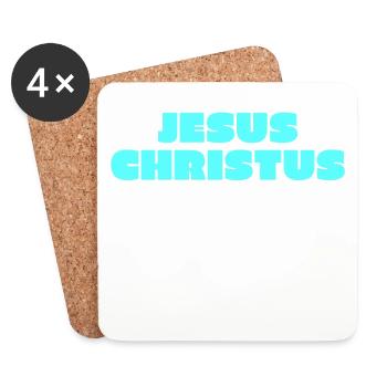Jesus Christ - Coasters (set of 4) - white - Front