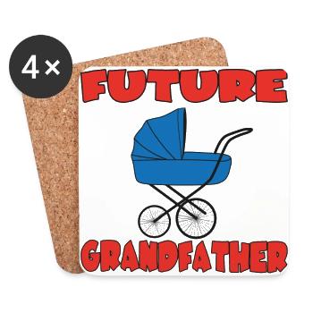 Future Grandfather - Coasters (set of 4) - white - Front