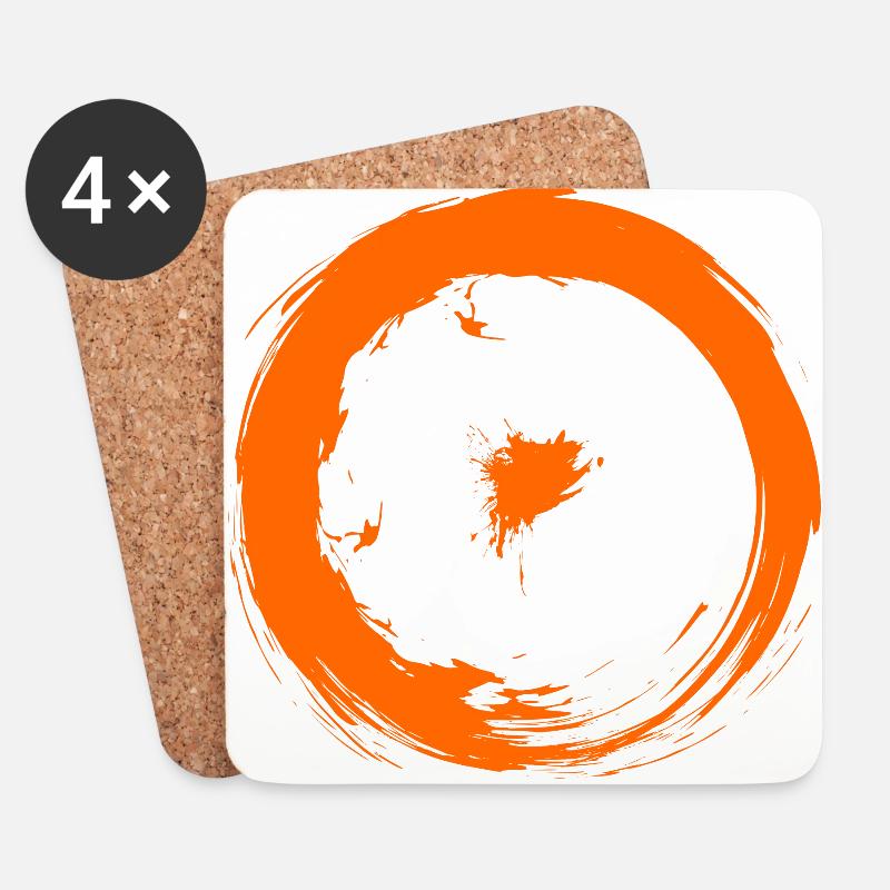 Astronomische Symbole Sonne - Untersetzer (4er-Set) - Weiß