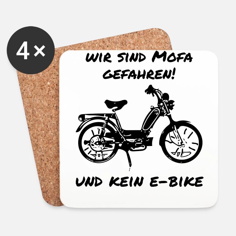 Mofa - Untersetzer (4er-Set) - Weiß
