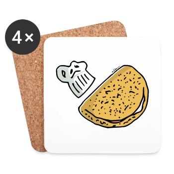Cordon Bleu - Untersetzer (4er-Set) - Weiß - Vorne