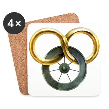 The Wheel of Time - Coasters (set of 4) - white - Front