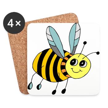 Insect - Coasters (set of 4) - white - Front
