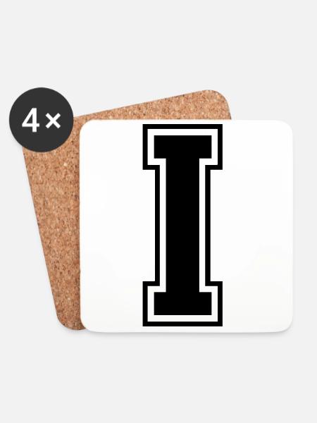 i - Untersetzer (4er-Set) - Weiß
