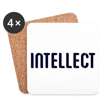 Intellect - Dessous de verre (lot de 4) - blanc - Devant