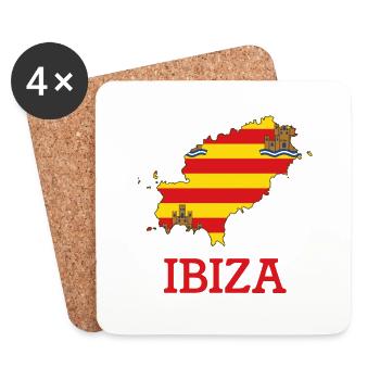 ibiza - Untersetzer (4er-Set) - Weiß - Vorne