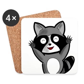 Hi there! - Coasters (set of 4) - white - Front
