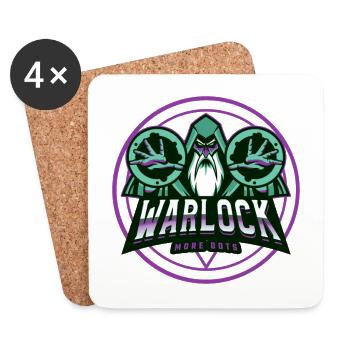 Warlock Fantasy - Coasters (set of 4) - white - Front
