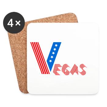 Vegas Cool - Coasters (set of 4) - white - Front