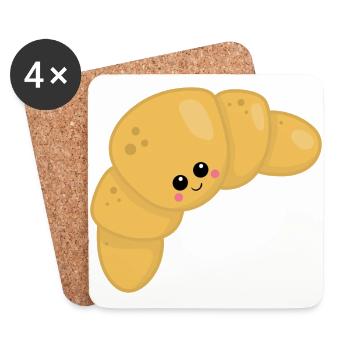 Croissant - Untersetzer (4er-Set) - Weiß - Vorne