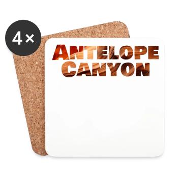 Antelope Canyon - Coasters (set of 4) - white - Front