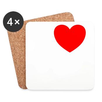 Catholic Evangelical Christian Christians Church - Coasters (set of 4) - white - Front