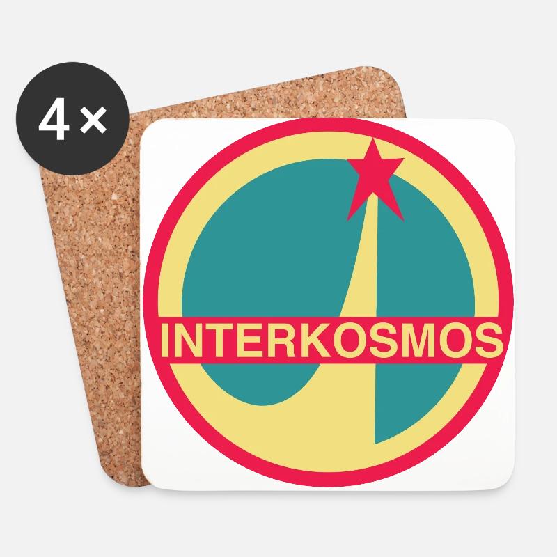 Interkosmos NASA Logo - Untersetzer (4er-Set) - Weiß