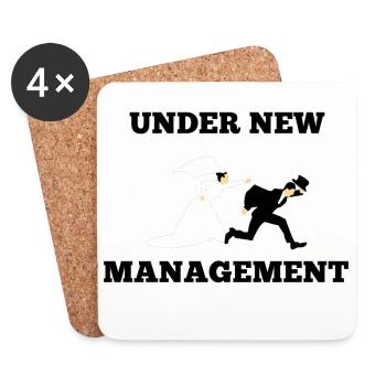 Bachelor party - Coasters (set of 4) - white - Front