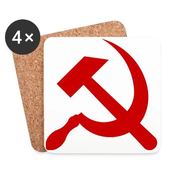 Soviet - Coasters (set of 4) - white - Front