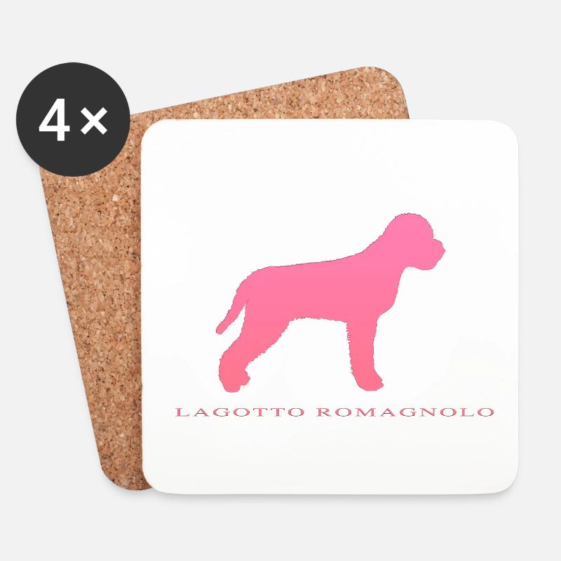 lagotto romagnolo - Untersetzer (4er-Set) - Weiß