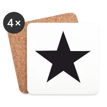 Dark Star - Coasters (set of 4) - white - Front