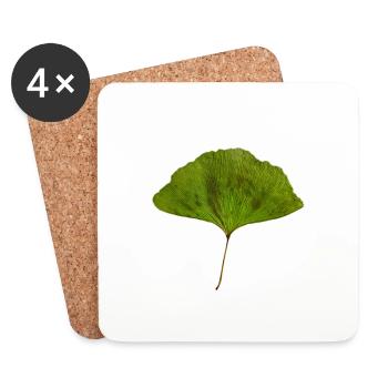 Ginko color - Coasters (set of 4) - white - Front