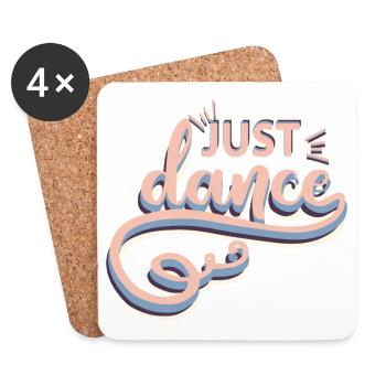 Just Dance! - Dessous de verre (lot de 4) - blanc - Devant