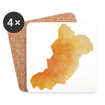 La Graciosa - Coasters (set of 4) - white - Front
