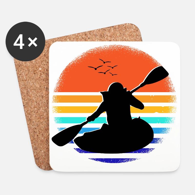 Kayak - Untersetzer (4er-Set) - Weiß