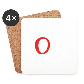 "I love daddy" - Coasters (set of 4) - white - Front