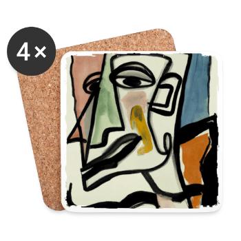 Focus - Coasters (set of 4) - white - Front
