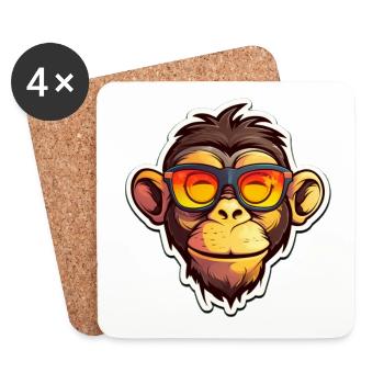 The Wise of the Forests - Coasters (set of 4) - white - Front