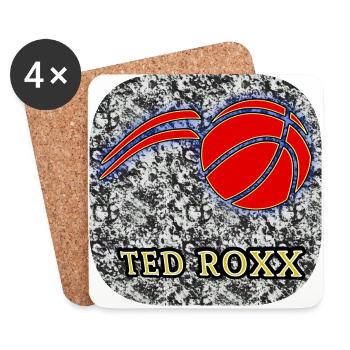 TED ROXX - Club WoW - Dessous de verre (lot de 4) - blanc - Devant