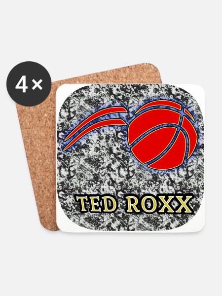TED ROXX - Club WoW - Coasters (set of 4) - white
