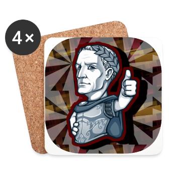 Romans/Rome/Italy - Coasters (set of 4) - white - Front