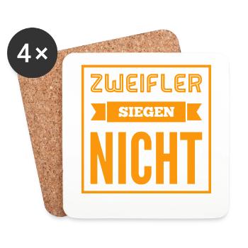 Siegertyp - Untersetzer (4er-Set) - Weiß - Vorne