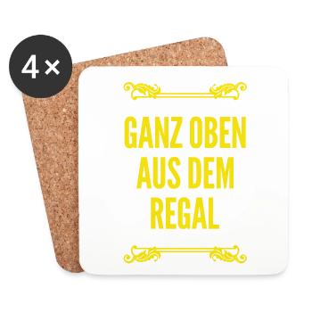 einfach wunderbar - Untersetzer (4er-Set) - Weiß - Vorne
