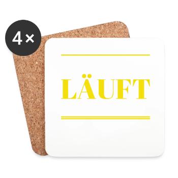 alles super - Untersetzer (4er-Set) - Weiß - Vorne