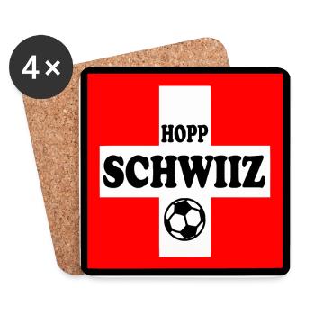 Switzerland - Coasters (set of 4) - white - Front