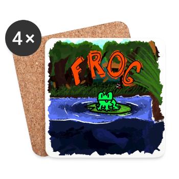 FROG - Untersetzer (4er-Set) - Weiß - Vorne
