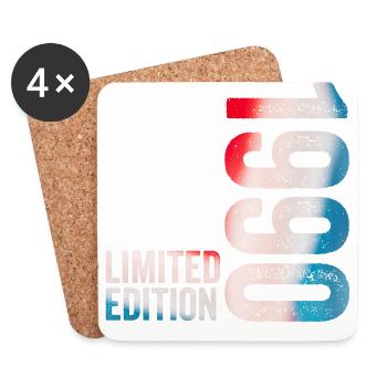 1990 Birthday Gift 1990 Limited Edition - Coasters (set of 4) - white - Front