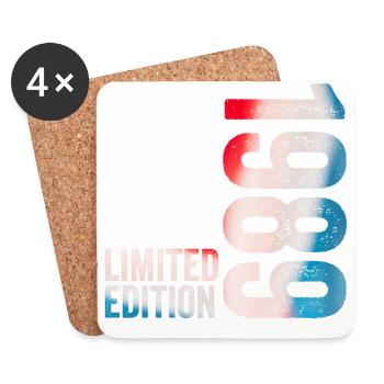 1989 Birthday Gift 1989 Limited Edition - Coasters (set of 4) - white - Front