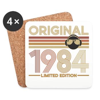 1984 - Coasters (set of 4) - white - Front