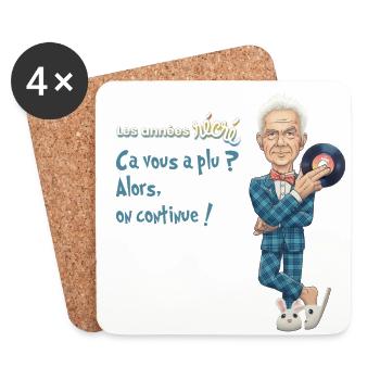 Ca vous a plu ? - Dessous de verre (lot de 4) - blanc - Devant