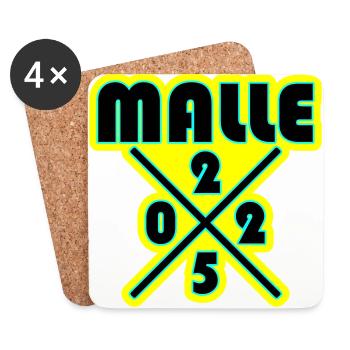 Malle 2025 - Untersetzer (4er-Set) - Weiß - Vorne