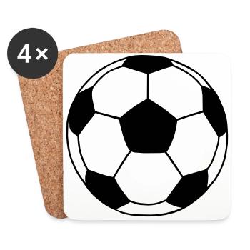 Football - Coasters (set of 4) - white - Front